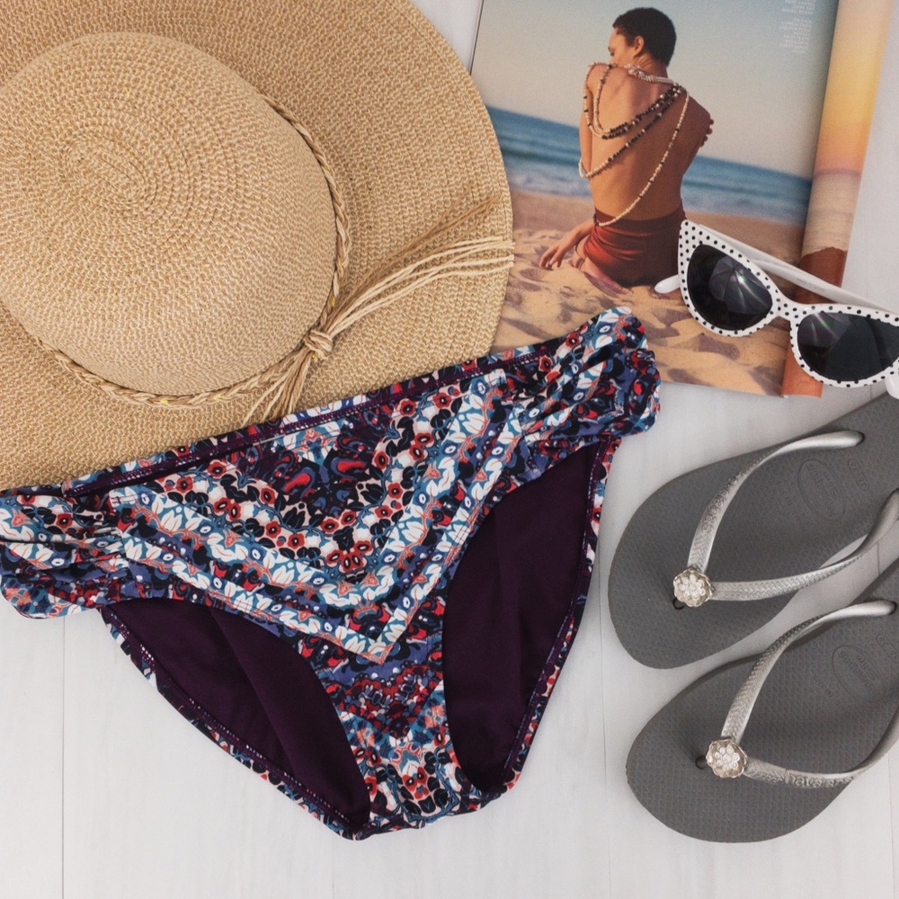 Athleta • Wild Bloom Marrakesh Bikini Bottoms